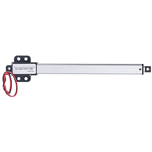 Eujgoov Elektrischer Linearantrieb, Linearbegeegungsantriebe, Mini-linearantriebsmodell MIT Gehäuse aus Aluminiumlegierung und Kurzschlusschutz (Hub 150 mm – 8 mm/s – 70 N) von Eujgoov