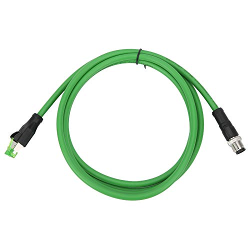 Eujgoov Ethernet geschirmtes Kabel M12 D-Code 4-poliger Stecker an RJ45-Patchkabel IP67 Wasserdichtes 24 AWG-Kabel für Industrial Ethernet von Eujgoov