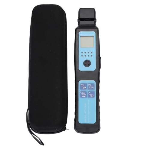 Eujgoov Glasfaser-Signalidentifikator 850-1650 Nm, FTTH-Werkzeug 10 Km Visual Fehler Locator VFL Optical Kabelprüfer von Eujgoov