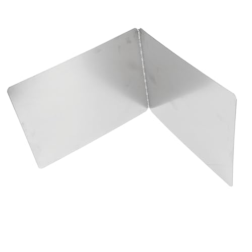 Eujgoov Herd Splatter Guard 304 Edelstahlöl Splash Guard Einfach zu Reinig zu Sauberes Hitzebeständiges Küchenwerkzeug (40x40x30cm / 15.7x15.7x11.8in) von Eujgoov