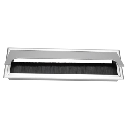 Eujgoov Kabelbuchse Schreibtisch Tisch Grommet Securityelectronics, Hochwertiger Aluminiumauslasseinsatz mit 4 -mm -Haarbürste, Offene Abdeckung, Einfach zu Installieren und zu Entfernen, für Office Eujgoov Kabelbuchse Schreibtisch Tisch Grommet Securityelectronics, Hochwertiger Aluminiumauslasseinsatz mit 4 -mm -Haarbürste, Offene Abdeckung, Einfach zu Installieren und zu Entfernen, für Office von Eujgoov