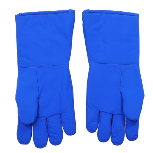 Eujgoov Kryogene Schutzhandschuhe für Flüssige Stickstoff/Trockeneis Kühlungspeichersicherheit, Bequeme Temperaturresistente für Gefrierlabors, 2 Pack von Eujgoov