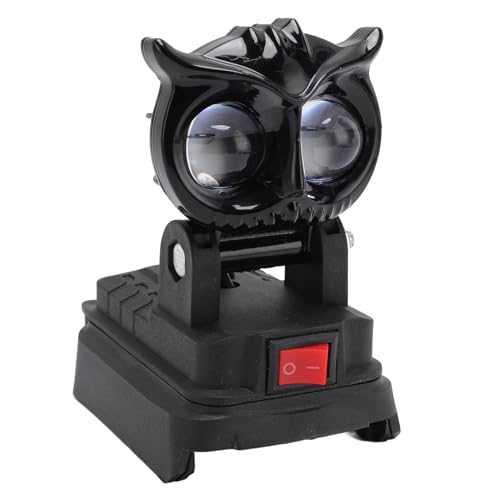 Eujgoov LED Work Light -Baustelle Leichte Außenflut Wiederaufladbare 18W Doppel USB -Ladeanschlüsse 4 Modi 20lm Helligkeit Workshop Camping Notfallhandheld Tragbares Antrieb Laterne von Eujgoov