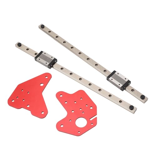 Eujgoov Linearführungen, Linear Slide Rail Guide Druckerzubehör Doppel-Z-Achsen Kit für Ender-3 / Ender-3pro Linearer Gleitblock für Ender-3 von Eujgoov