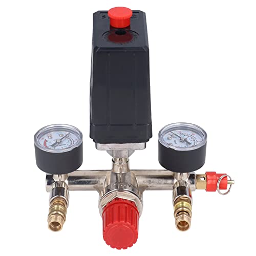 Eujgoov Luftkompressor-Drackventil Luftkompressor-Drackschalter-Kit Vertikaler-Verteiler 90‑120 Psi AC 240 V/380 V Eujgoov Luftkompressor-Drackventil Luftkompressor-Drackschalter-Kit Vertikaler-Verteiler 90‑120 Psi AC 240 V/380 V von Eujgoov