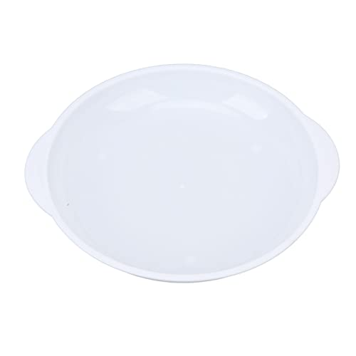 Eujgoov Mikrowellendampfer PP Plastik Vier Größen Verfügbare Transparente Abdeckung mit Kleinen Löchern ohne Verformungsgriff Design für die Belüftung Warm Halten (Mittlere Einzelschicht) von Eujgoov