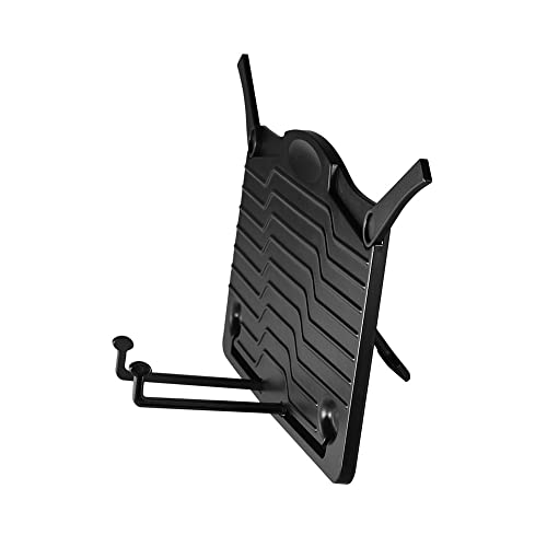 Eujgoov Mini -Desktop -Musikständer, Tragbares Tablet, Smartphone und Lesedokumentenständer mit Ergonomischer Unterstützung für Musik, Studium und Büro, Leichtes ABS Material, Schwarz von Eujgoov