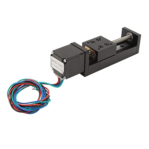Eujgoov Mini Linear Rail Guide Slide Actuator - 50 Mm Hub Legierung Schrittmotor Bewegungstisch mit 1 Stück Gewindestange für DIY CNC-Fräserteile Eujgoov Mini Linear Rail Guide Slide Actuator - 50 Mm Hub Legierung Schrittmotor Bewegungstisch mit 1 Stück Gewindestange für DIY CNC-Fräserteile von Eujgoov