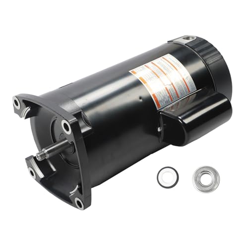 Eujgoov Motor B2843 Poolpumpe, Poolpumpe Motor 2 PS Quadratmotor Flansch Ersatz für die Wasserzirkulation von Eujgoov