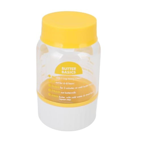 Eujgoov Multifunktionale Butterherstellung Flaschen Premium Plastik Easy Maintenance Butter Maker Cup - Custom Creations für Kulinarische Enthusiasten von Eujgoov