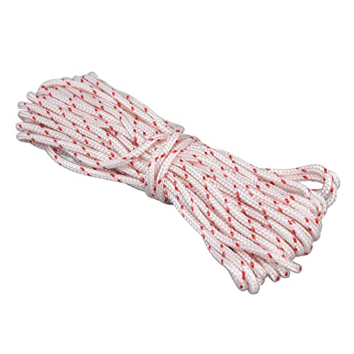 Eujgoov Nylon Starterseil -Zugkabel Ersatz für Trimmer 10m Leichter Tragbarer Haltbarer Rasenmäher mit Premium -Nylonmaterial für Enthusiasten (4,0 mm) von Eujgoov