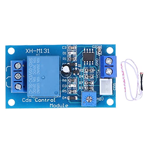 Eujgoov Photosensitives Widerstandsmodul DC 5V Photoresistor Relaisschalter Ein Ausgang mit Lichterkennungssensor XH‑M131 Eujgoov Photosensitives Widerstandsmodul DC 5V Photoresistor Relaisschalter Ein Ausgang mit Lichterkennungssensor XH‑M131 von Eujgoov