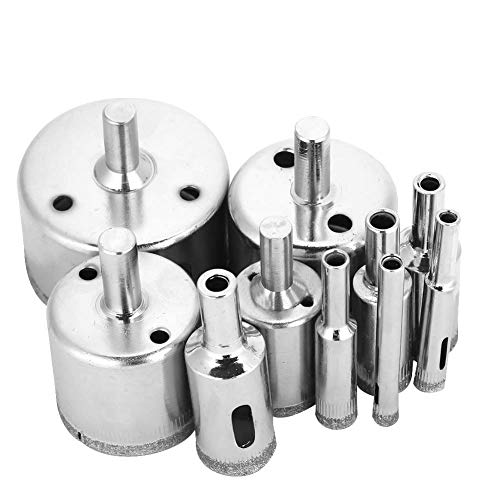 Eujgoov Premium Metall Diamant Beschichtetes Kernbohrbit mit Wasserschmierung, Entfernt Vollständiger Kreis, Einfache Verwendung für Fliesen -Glas -Marmorkeramik Eujgoov Premium Metall Diamant Beschichtetes Kernbohrbit mit Wasserschmierung, Entfernt Vollständiger Kreis, Einfache Verwendung für Fliesen -Glas -Marmorkeramik von Eujgoov