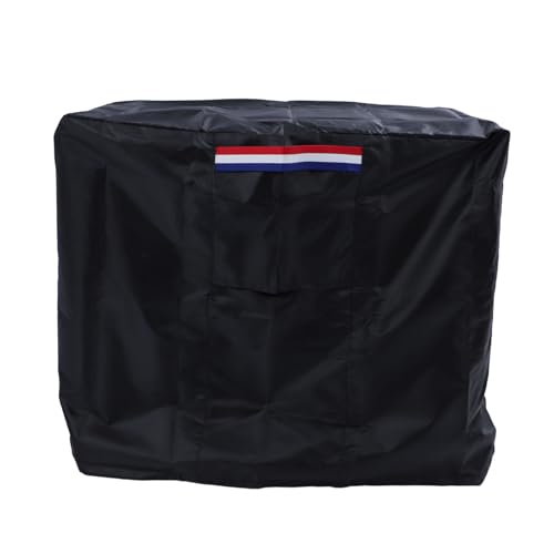Eujgoov Professionelle Rechteckige Feuerstelle Tischabdeckung mit Sonne und Staub, Ordentliches und Schönes Design, Geeignet für Feuertisch Im Freien, 420d Silberbeschichtete Polyester von Eujgoov