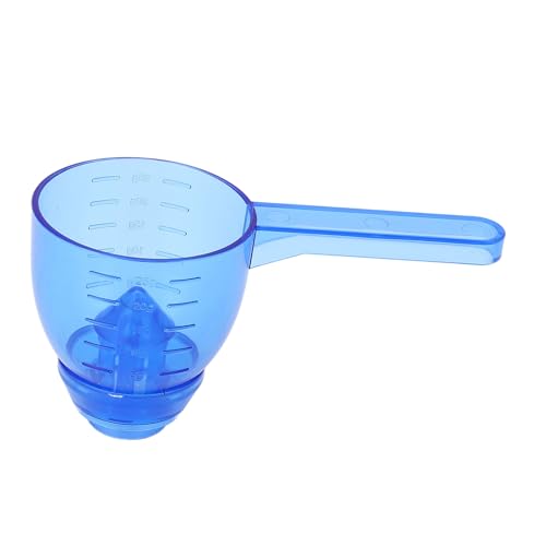 Eujgoov Spülspülmaschine Safe Messung des Schaufel Trichter Spill Proof ABS Pulver Messlöffel Zur Einfachen Reinigung, Ideal für das Tägliche Kochen (BLUE) von Eujgoov
