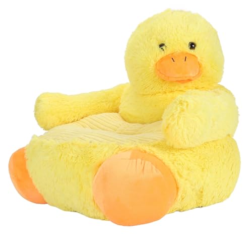 Eujgoov Süßer Cartoon Ente Plüschboden Sitzstuhl Stall Stuhl für Schlafzimmer Gelb Gelb Eujgoov Süßer Cartoon Ente Plüschboden Sitzstuhl Stall Stuhl für Schlafzimmer Gelb Gelb von Eujgoov