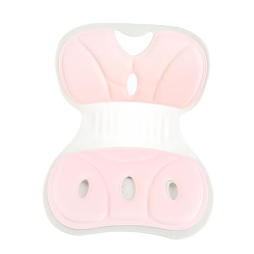 Eujgoov Taille Back Support Kissen Stuhl Student Office Sesshafte Atmungsaktive Schöne Gesäßtocke Taillenstütze Kleinkind Taillenpolster Kid Taillenkissen aus PP, Polyesterfaser, (PINK) von Eujgoov