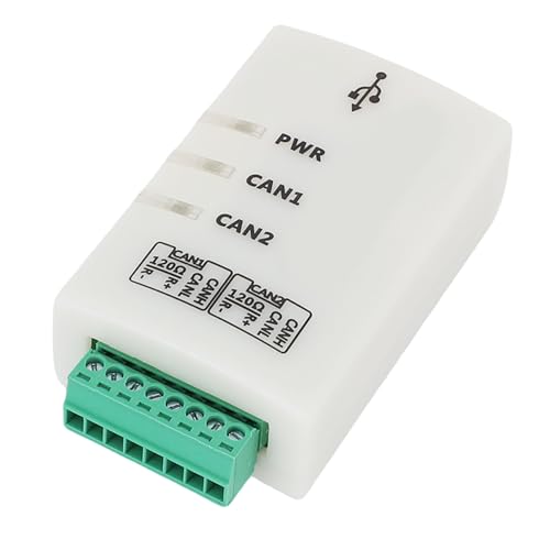 Eujgoov USBCAN 2C Dual Channel CAN CAN -Analysator USB, um Konverteradapter -Isolation Intelligente Baudrate -Rate -Berechnung zu Eujgoov USBCAN 2C Dual Channel CAN CAN -Analysator USB, um Konverteradapter -Isolation Intelligente Baudrate -Rate -Berechnung zu von Eujgoov