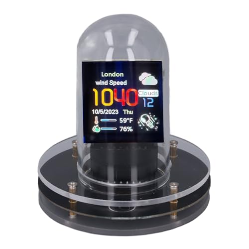 Eujgoov WiFi RGB Nixie Tube Uhr 24 Stunden Elektronische IPS LCD -Bildschirm Multimedia Album Feature für Office Eujgoov WiFi RGB Nixie Tube Uhr 24 Stunden Elektronische IPS LCD -Bildschirm Multimedia Album Feature für Office von Eujgoov
