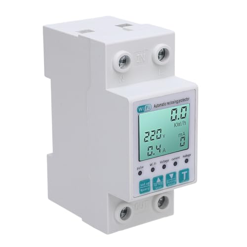 Eujgoov WiFi Smart Energy Messer WiFi -Leistungsmonitor mit Großer LCD -Display Remote Voice Control Timer -Zeitplanfunktion für Home Eujgoov WiFi Smart Energy Messer WiFi -Leistungsmonitor mit Großer LCD -Display Remote Voice Control Timer -Zeitplanfunktion für Home von Eujgoov