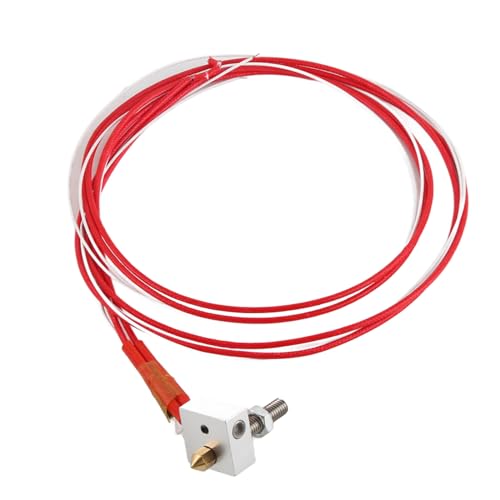 Extruder Hot End, 3D Drucker Hotend Düsenkopf Anet A8 Hotend Extrusor Anet A8 Kit 0,4 Mm Düse 3D-Drucker Aluminium Heizblock von Eujgoov