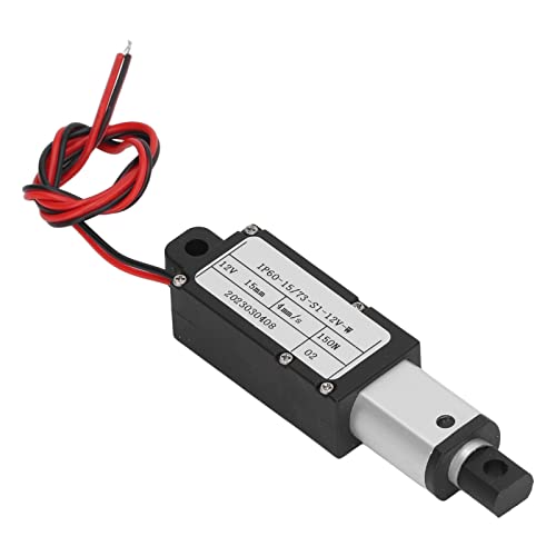 Mini Electric Linear Actuator 15 Mm Hub Micro Motion Actuator 12 V Linearaktuator aus Aluminiumlegierung für Landwirtschaftliche Maschinen (Keine Halterung) von Eujgoov