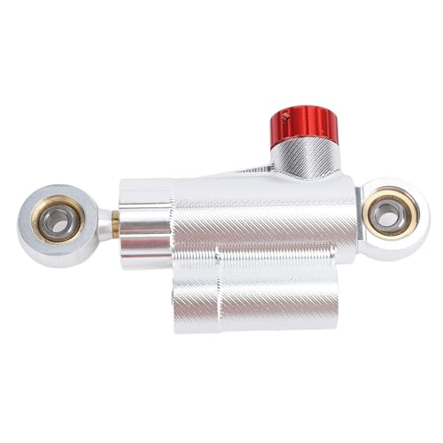 Motorradlenker Stabilisator Verbesserte Stabilität Sichere Kontrolle für Motorräder Universal Fit Aluminiumlegierung (SILVER) von Eujgoov