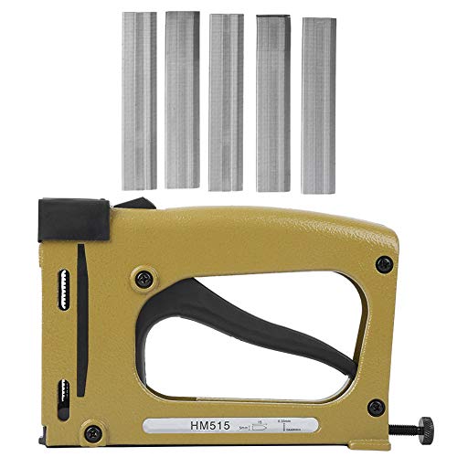 Nagelpistole, Manueller Brad Nailer HM515, Manuelle Nagelpistole für Möbel, Polster, Hefter, Nagelpistole, Leistungsanpassung, Heftpistole von Eujgoov