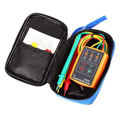 SM-852B 3-Phasen 60 V ~ 600 V, 3-Phasen-Rotationstester, Sequenztester, AC-Sequenzreihenfolge, Rotationsindikator-Tester, 20 Hz-400 Hz, Drehfeldtester, 8,3 X 6,5 X 2 Cm SM-852B 3-Phasen 60 V ~ 600 V, 3-Phasen-Rotationstester, Sequenztester, AC-Sequenzreihenfolge, Rotationsindikator-Tester, 20 Hz-400 Hz, Drehfeldtester, 8,3 X 6,5 X 2 Cm von Eujgoov