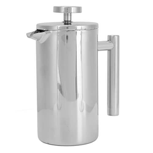 Secura French-Press-Kaffeemaschine, French-Press-Kaffeemaschine, French-Press-Topf, French-Press-Topf, French-Coffee-Press-Maker, Doppelschichtige, Isolierte Kaffeepresse aus von Eujgoov