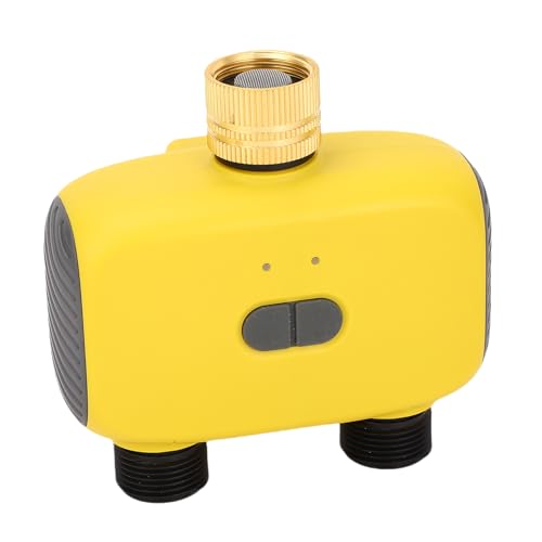 WiFi Sprinkler Timer 2-Zone Smart-Schlauch-Timer mit Messingeinlass App Programmierbares Automatisches Bewässerungssystem IPX5-Kompatibel für Hof, Rasen WiFi Sprinkler Timer 2-Zone Smart-Schlauch-Timer mit Messingeinlass App Programmierbares Automatisches Bewässerungssystem IPX5-Kompatibel für Hof, Rasen von Eujgoov