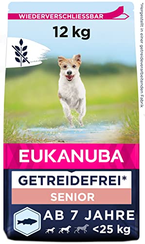 Eukanuba Hundefutter getreidefrei mit Fisch für kleine und mittelgroße Rassen - Trockenfutter für Senior Hunde, 12 kg Eukanuba Hundefutter getreidefrei mit Fisch für kleine und mittelgroße Rassen - Trockenfutter für Senior Hunde, 12 kg von Eukanuba