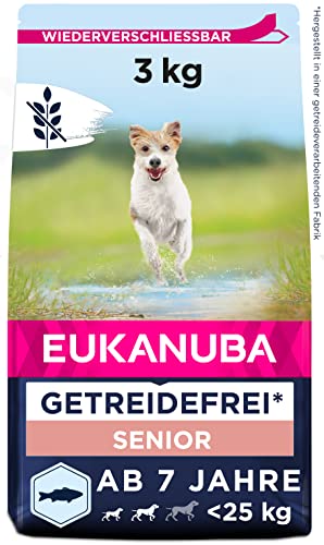 Eukanuba Hundefutter getreidefrei mit Fisch für kleine und mittelgroße Rassen - Trockenfutter für Senior Hunde, 3 kg Eukanuba Hundefutter getreidefrei mit Fisch für kleine und mittelgroße Rassen - Trockenfutter für Senior Hunde, 3 kg von Eukanuba
