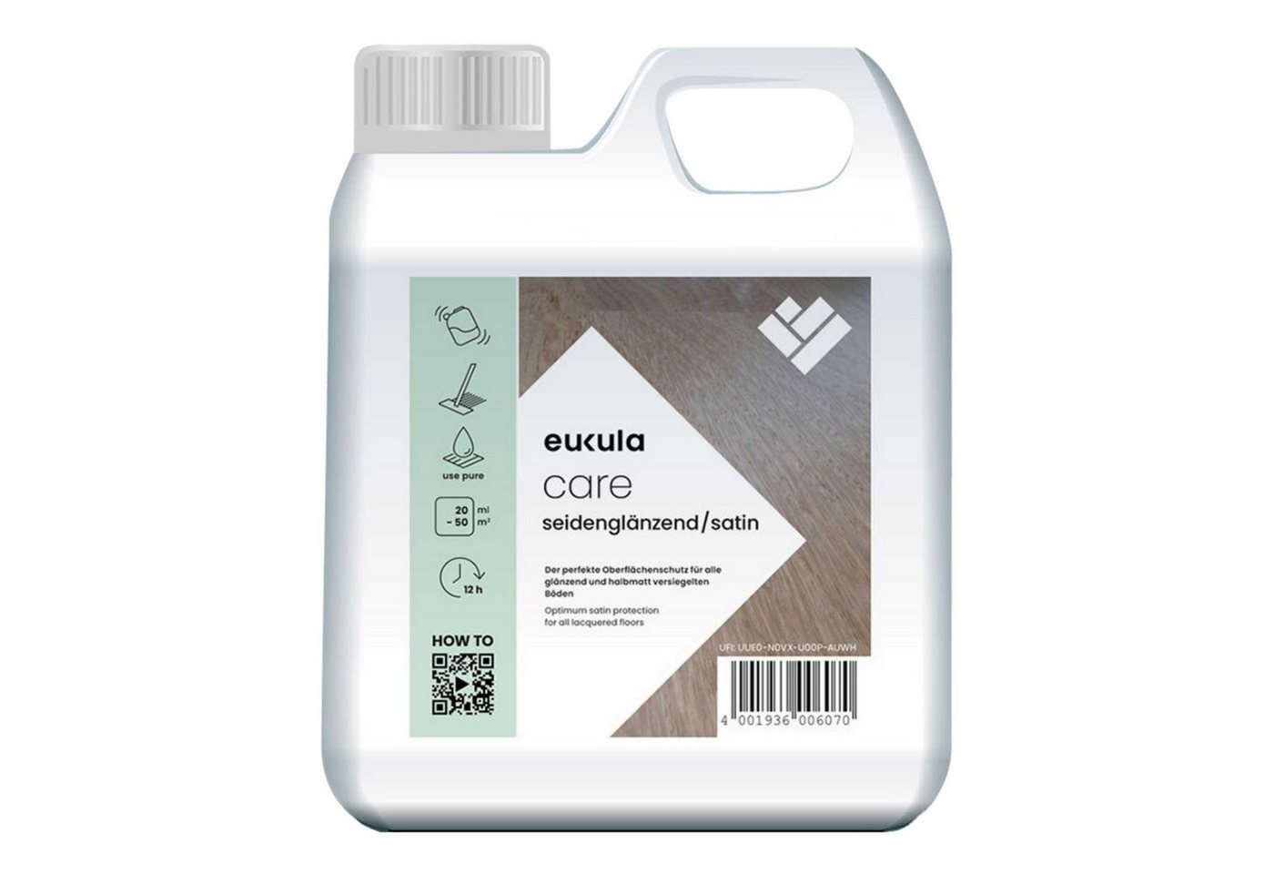 Eukula Eukula care seidenglänzend (1 Liter) Schutzwachs von Eukula