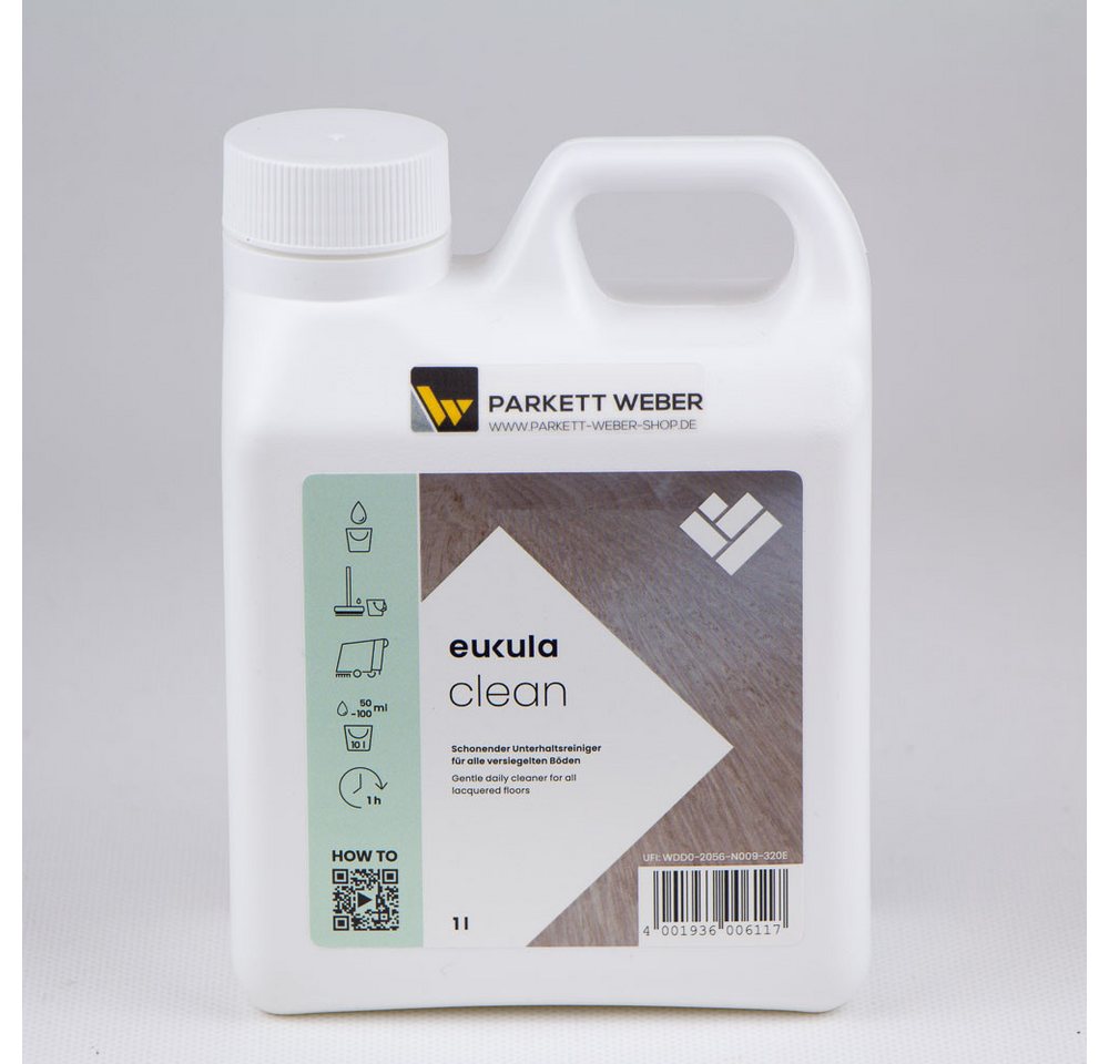 Eukula eukula clean Reinigungskonzentrat 1 Liter Parkettreiniger Eukula eukula clean Reinigungskonzentrat 1 Liter Parkettreiniger von Eukula