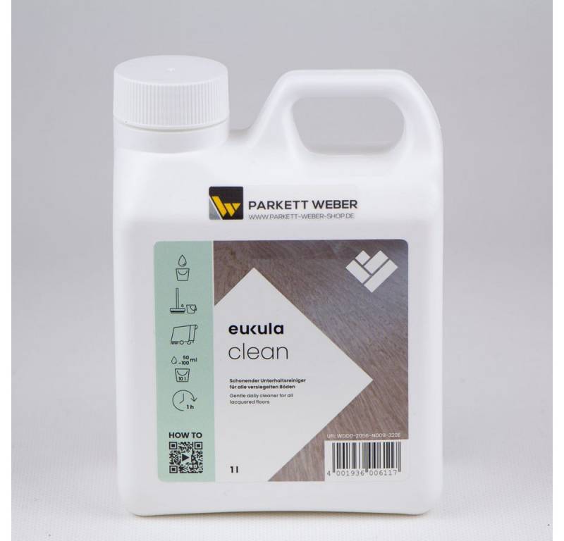 Eukula eukula clean Reinigungskonzentrat 1 Liter Parkettreiniger von Eukula