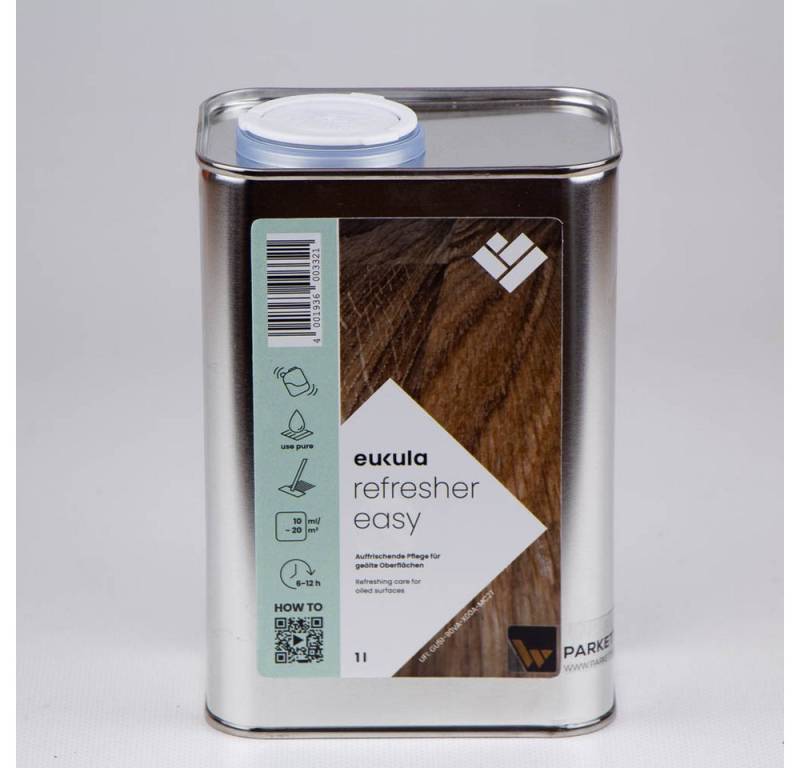 Eukula eukula refresher easy Parkettpflege 1 Liter Parkettreiniger von Eukula