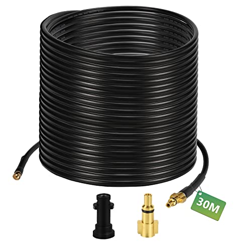 Eulenke Rohrreinigungsschlauch, 30 m für Kärcher K2-K7 Rohrreinigungsset, inkl. 1 Adapter. Adapter und Düse in der Packung enthalten, zur Verwendung mit Hochdruckreinigern, 160 bar 60°C. Eulenke Rohrreinigungsschlauch, 30 m für Kärcher K2-K7 Rohrreinigungsset, inkl. 1 Adapter. Adapter und Düse in der Packung enthalten, zur Verwendung mit Hochdruckreinigern, 160 bar 60°C. von Eulenke