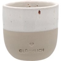 Espresso Becher Glücklich von Eulenschnitt