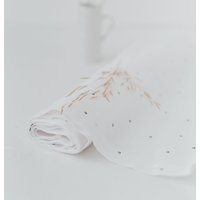 Tischläufer Herzen Aus Leinen von Eulenschnitt