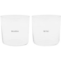 Trinkglas Set Mama & Mini von Eulenschnitt