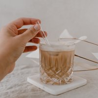 strohhalme Sommer Schwarz Aus Glas 13cm Im 4Er Set von Eulenschnitt