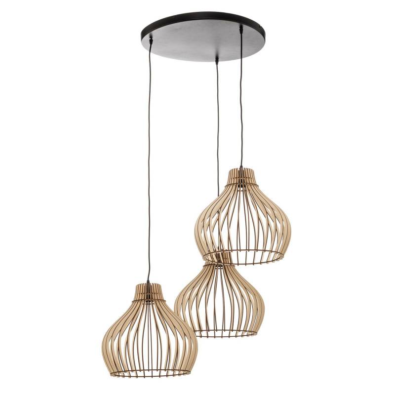 B-Ware Euluna Hängeleuchte Barrel Mit Holzschirmen Deckenlampe Deko Pendelleuchte 668 B-Ware Euluna Hängeleuchte Barrel Mit Holzschirmen Deckenlampe Deko Pendelleuchte 668 von Euluna