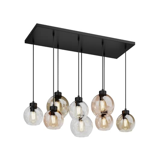 B-Ware Euluna Hängeleuchte Cubus Wohnzimmerleuchte Pendelleuchte Deckenlampe 8 Flm  0 von Euluna