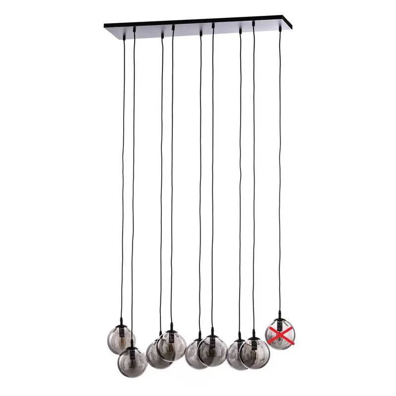 B-Ware Euluna Hängeleuchte Glassy Hängelampe Pendelleuchte 9 Flg Glas Siehe Text/Foto von Euluna