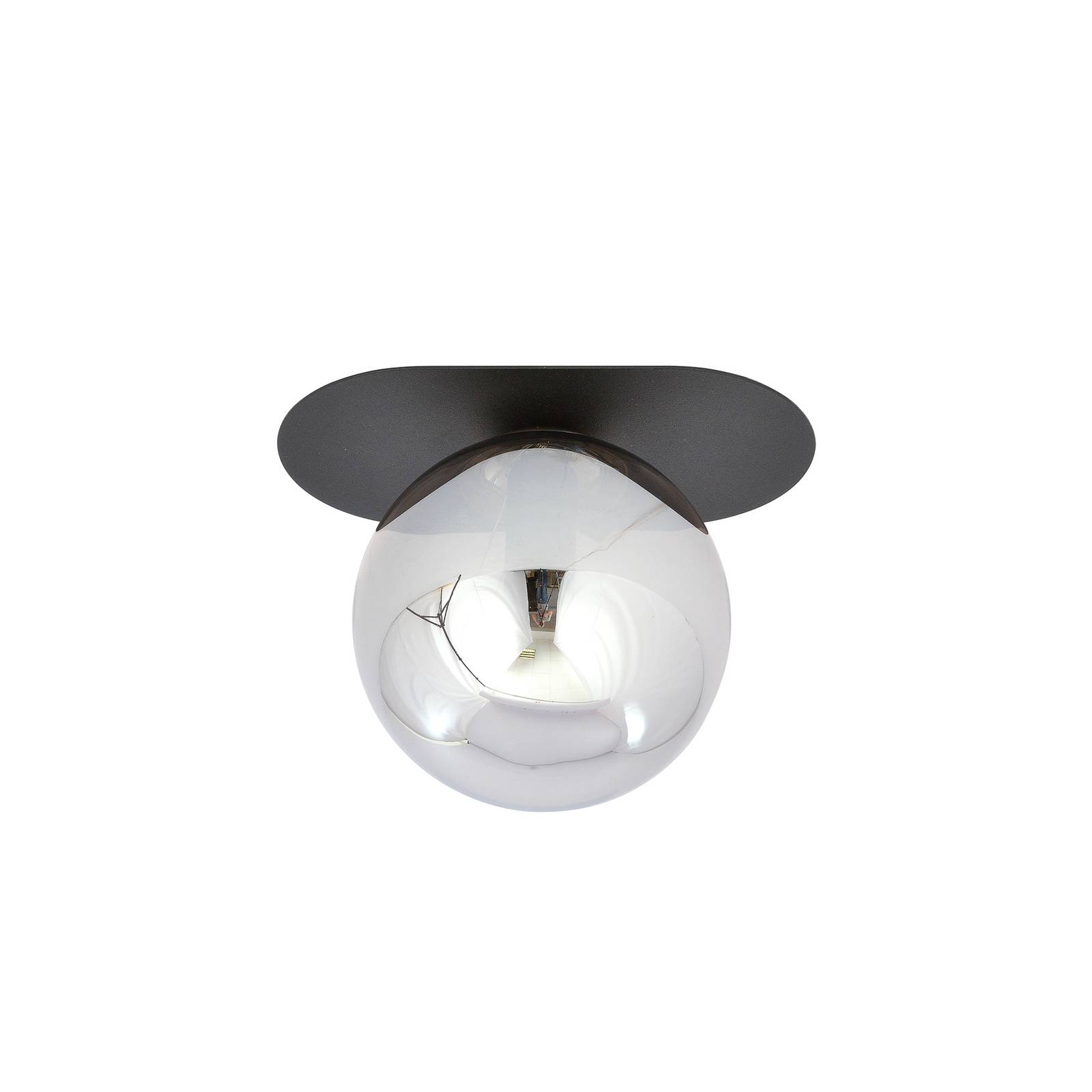 Deckenlampe Plaza, schwarz/grafit, einflammig von EMIBIG LIGHTING