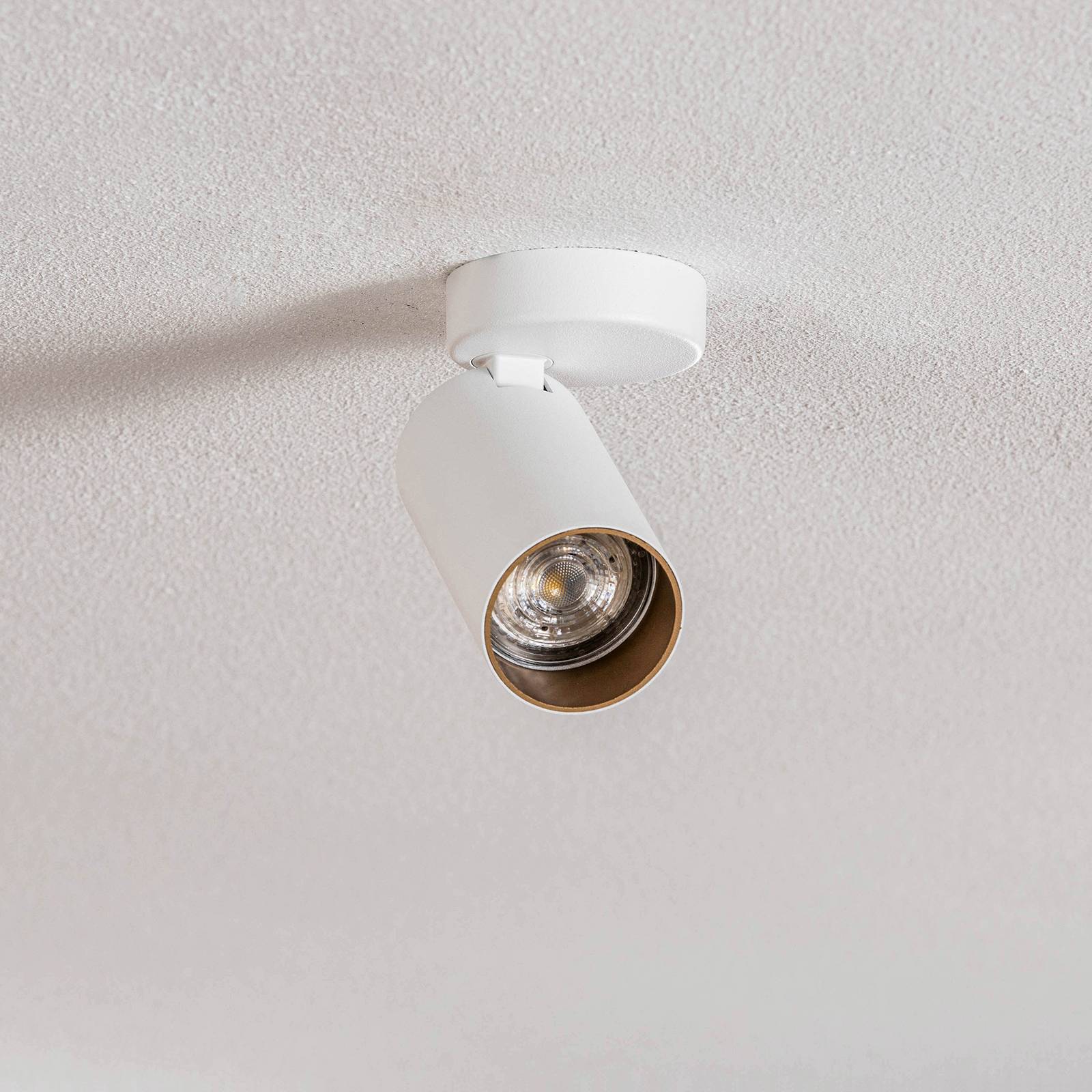 Deckenstrahler Mono I weiß, innen gold, 1-fl. von Nowodvorski Lighting