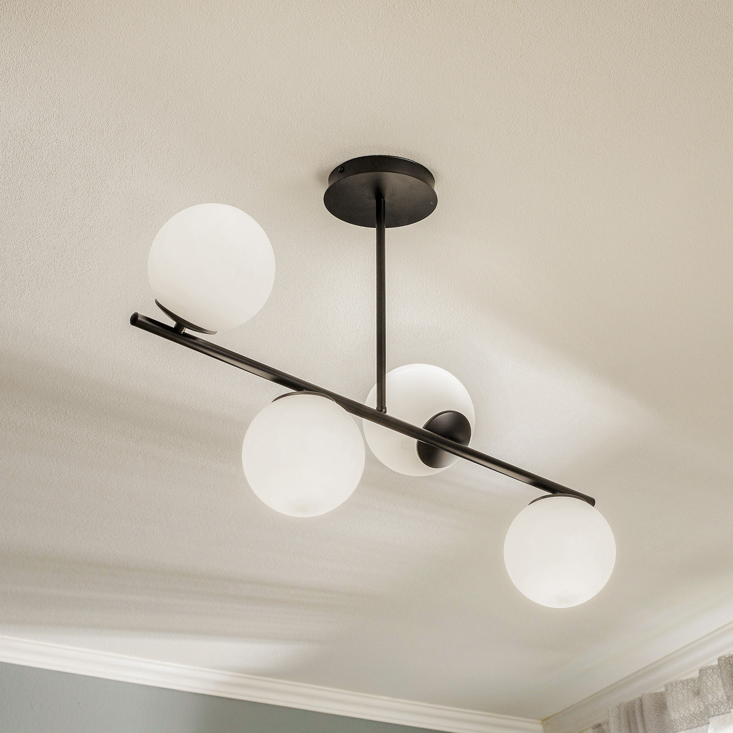 Euluna Deckenlampe Deckenleuchte Lampe Leuchte Kabo 1 Arm Schwarz Vierflammig B-Ware Euluna Deckenlampe Deckenleuchte Lampe Leuchte Kabo 1 Arm Schwarz Vierflammig B-Ware von Euluna