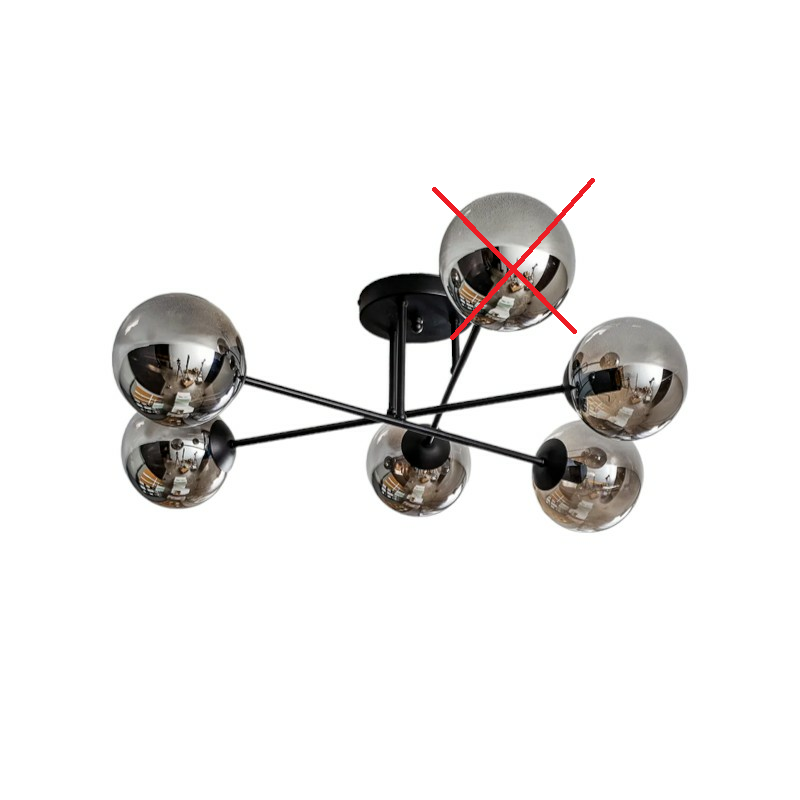 Euluna Deckenlampe Glassy Deckenlampe Lampe Leuchte Hängeleuchte Siehe Text/Foto B-Ware von Euluna