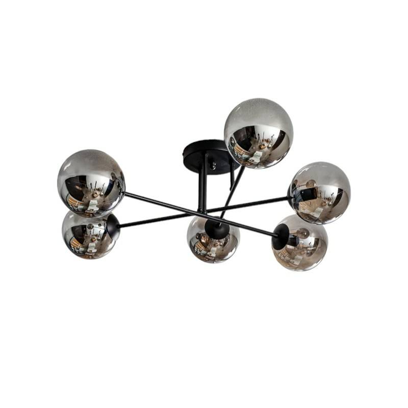 Euluna Deckenlampe Glassy Deckenlampe Lampe Leuchte Hängeleuchte Wohnzimmer 6 Fl B-Ware von Euluna